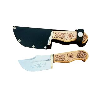 تیزی استیل براق اصل زنجان دسته چوبی